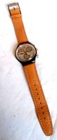 Swatch Chrono mit Lederband
