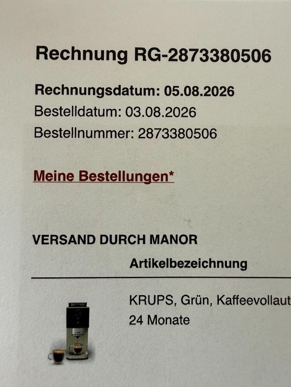 Krups Kaffeemaschinen & Espressomaschinen: Kaffee-Crush Kaffeemaschinee – Neu (gemäss Beschreibung) aus Triesenberg von Larry777 1