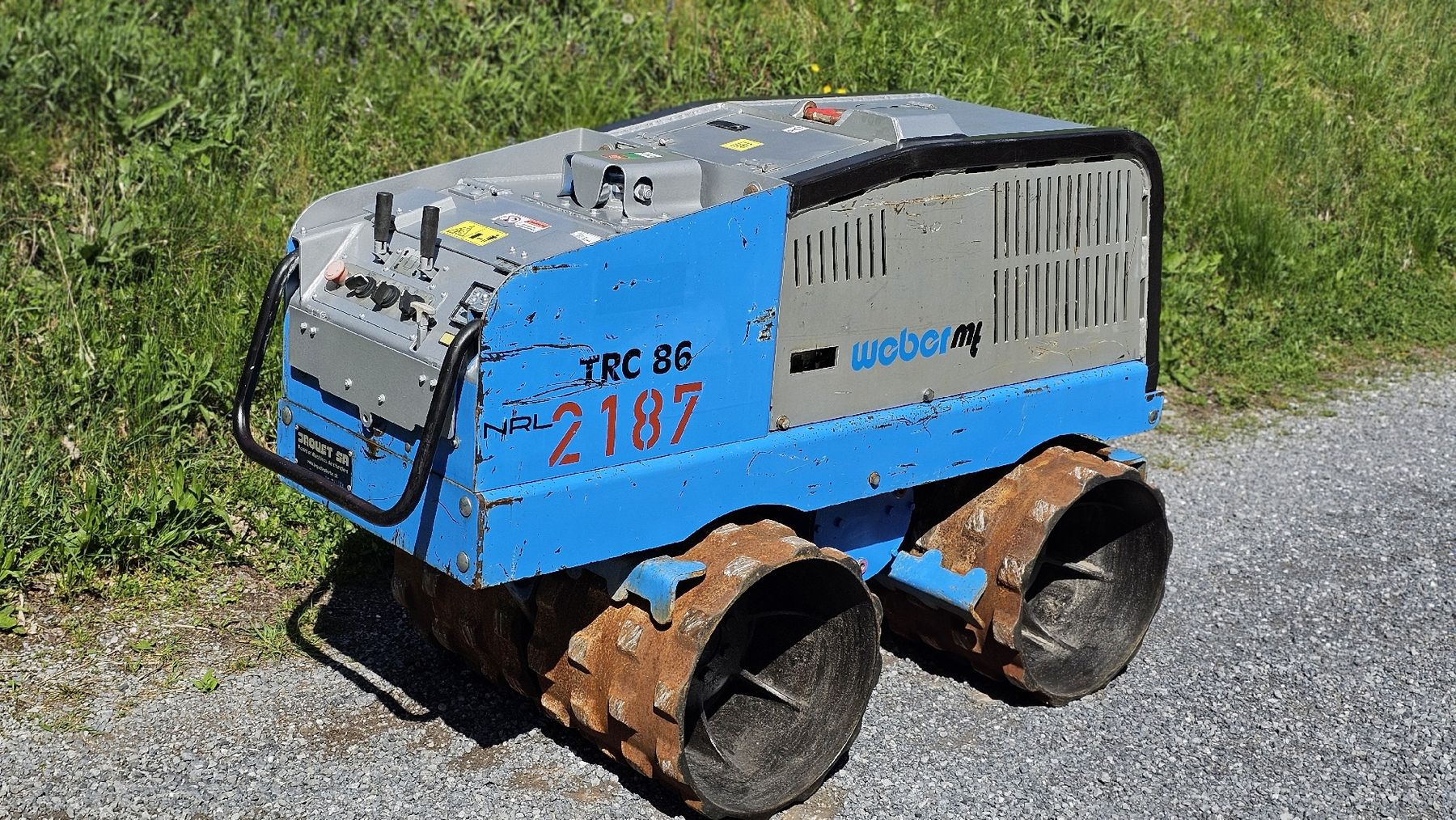 Rammax Tutte le macchine: Weber TRC 86 Grabenwalze, Walze – Usato da Mühlehorn venduto da Ba-Masch_Handel_GmbH 3