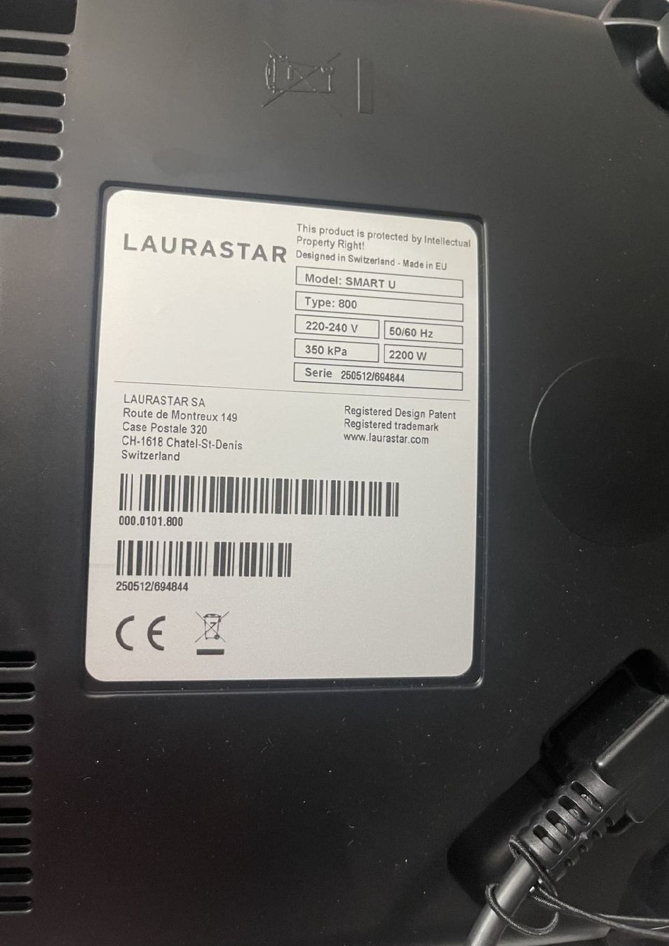 Laurastar Assi da stiro: Laurastar Bügelstation Smart U – Usato da Degersheim venduto da BA_Degersheim 3