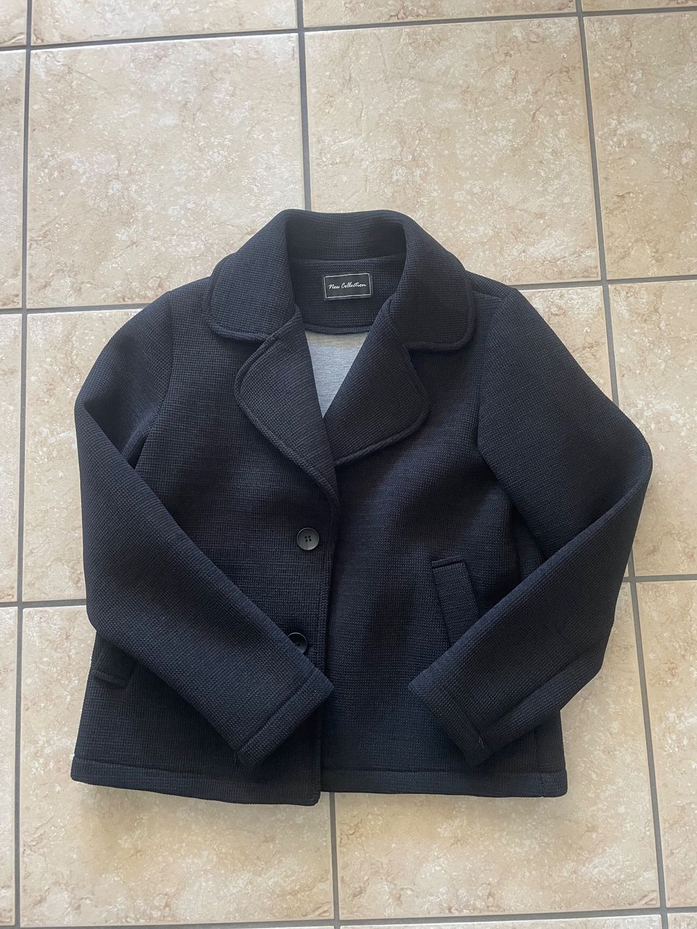 Giacche: Schwarze Übergangsjacke im Blazer-Style – Usato da Adlikon b.Regensdf venduto da SimoneO01