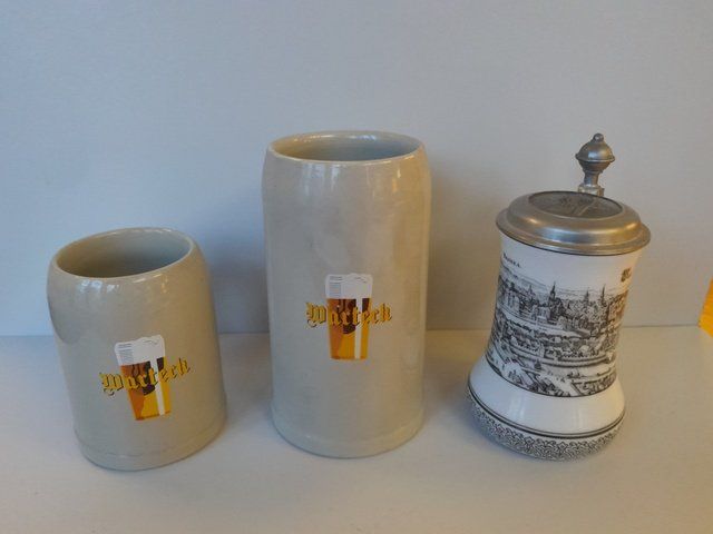 Warteck Gläser: Bierkrüge Brauerei Warteck – Gebraucht aus St.Gallen von Stocken64