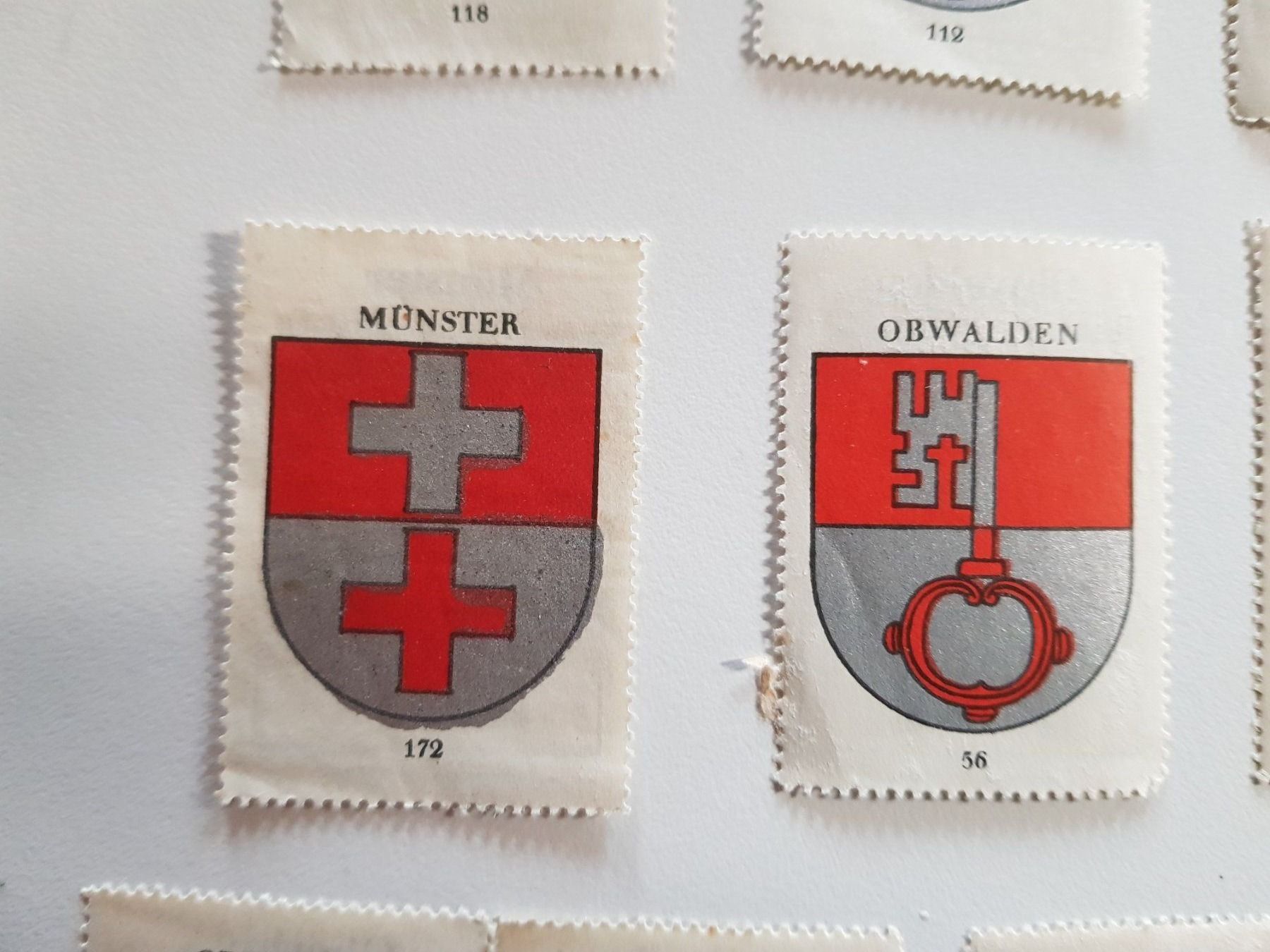 Carte collezionabili: 13 Städtewappen. Klebebilder Kaffee HAG Bohnenkaffee – Usato da Walterswil BE venduto da Lonitti 2