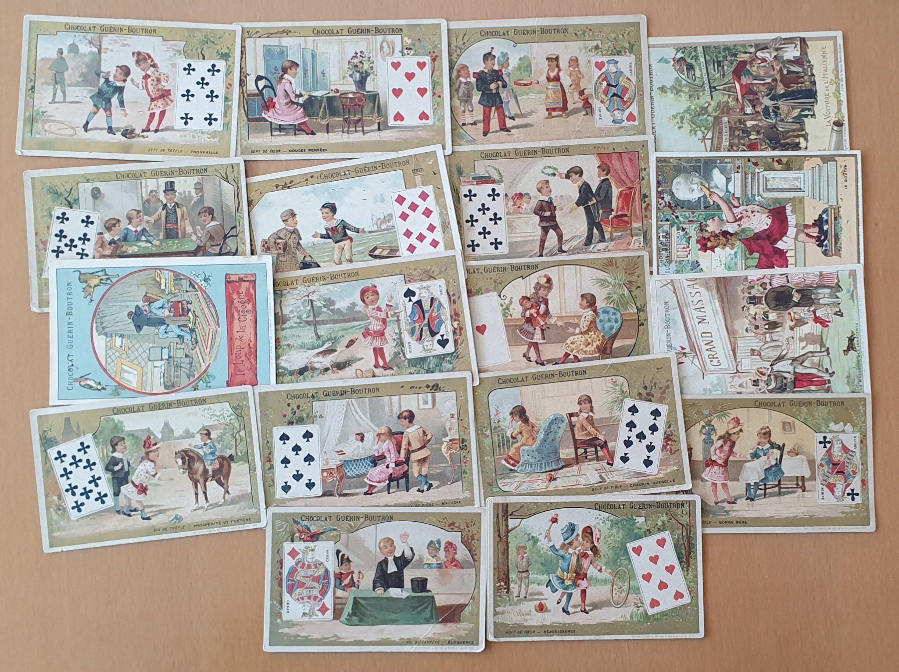 Carte collezionabili: 150 Werbebildern CHOCOLAT GUÉRIN-BOUTRON 1889 – Usato da Kreuzlingen venduto da Rschweiz1 6