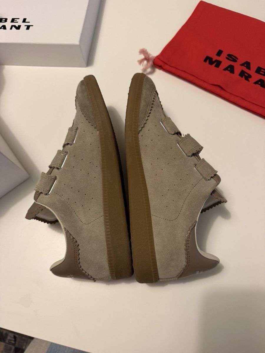 Isabel Marant Scarpe da donna: Baskets Isabel Marant cuir et daim beige scratchs taille 39 – Nuovo e nell'imballaggio originale da Genève venduto da eth_6qs6 2