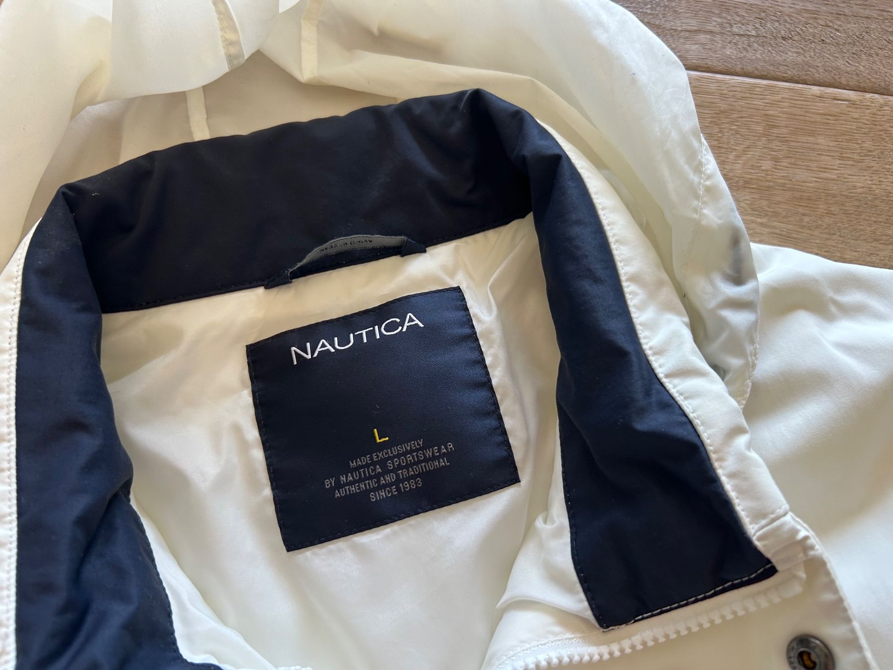 Giacche: Regenjacke Nautica weiss, Grösse L – Nuovo (secondo la descrizione) da Thayngen venduto da Neuhof80 1