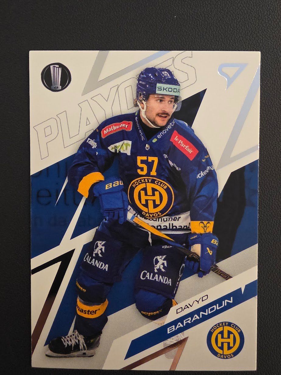 Sportzoo Carte collezionabili: 2025/26 HCD Davos David Barandun Playoffs – Usato da Bauma venduto da Yotanke