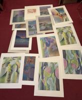 Lithos Hand signiertes Bilder 15 stk. 