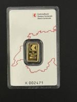 Goldbarren 2 g Kantonal Bank