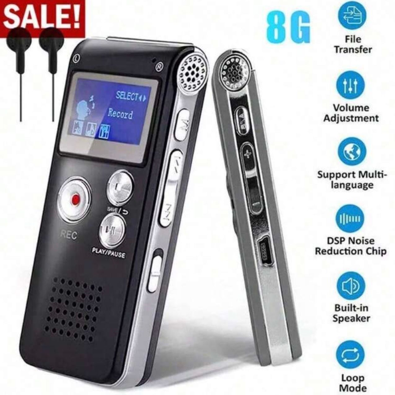 Enregistreurs: Digitaler Audiorecorder - neu! – Neuf avec emballage d'origine à Emmenbrücke par engueteDeal
