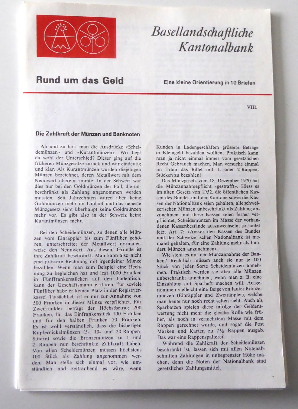 Riviste & Magazine: 10 Hefte à 4 Seiten Rund um das Geld – Usato da Aesch BL venduto da Kauri1 5