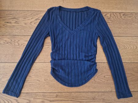 Langarmshirt dunkelblau shein Grösse S wie neu