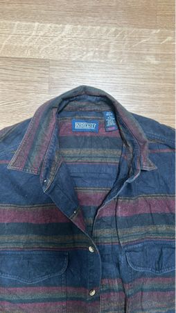 Lands' End Hemdbluse gestreift Grösse L guter Zustand