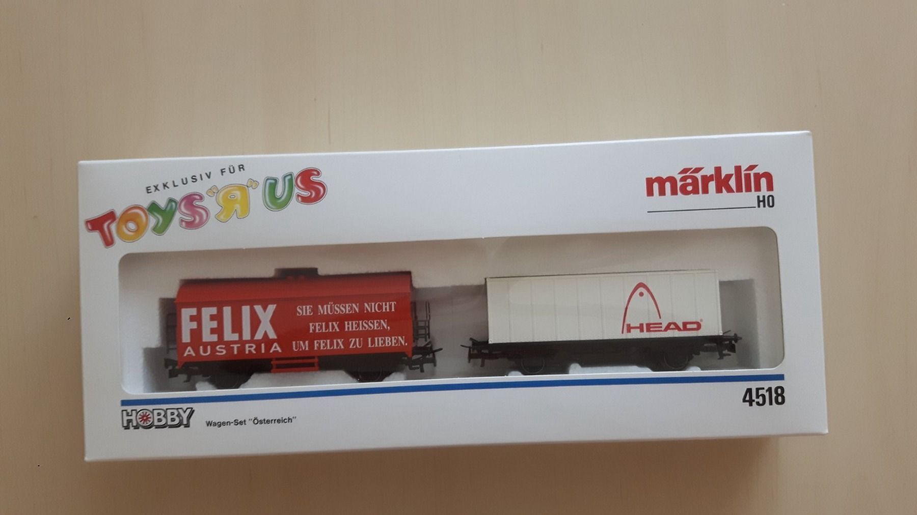 Märklin Modellini di ferrovie: Lot de deux wagon Autriche 4518 head – Nuovo e nell'imballaggio originale da Cortaillod venduto da duchmoc