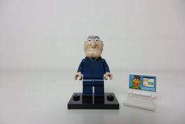 LEGO Minifigur CMF Muppets Statler mit Laptop
