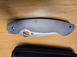Spyderco Military Flted Titanium