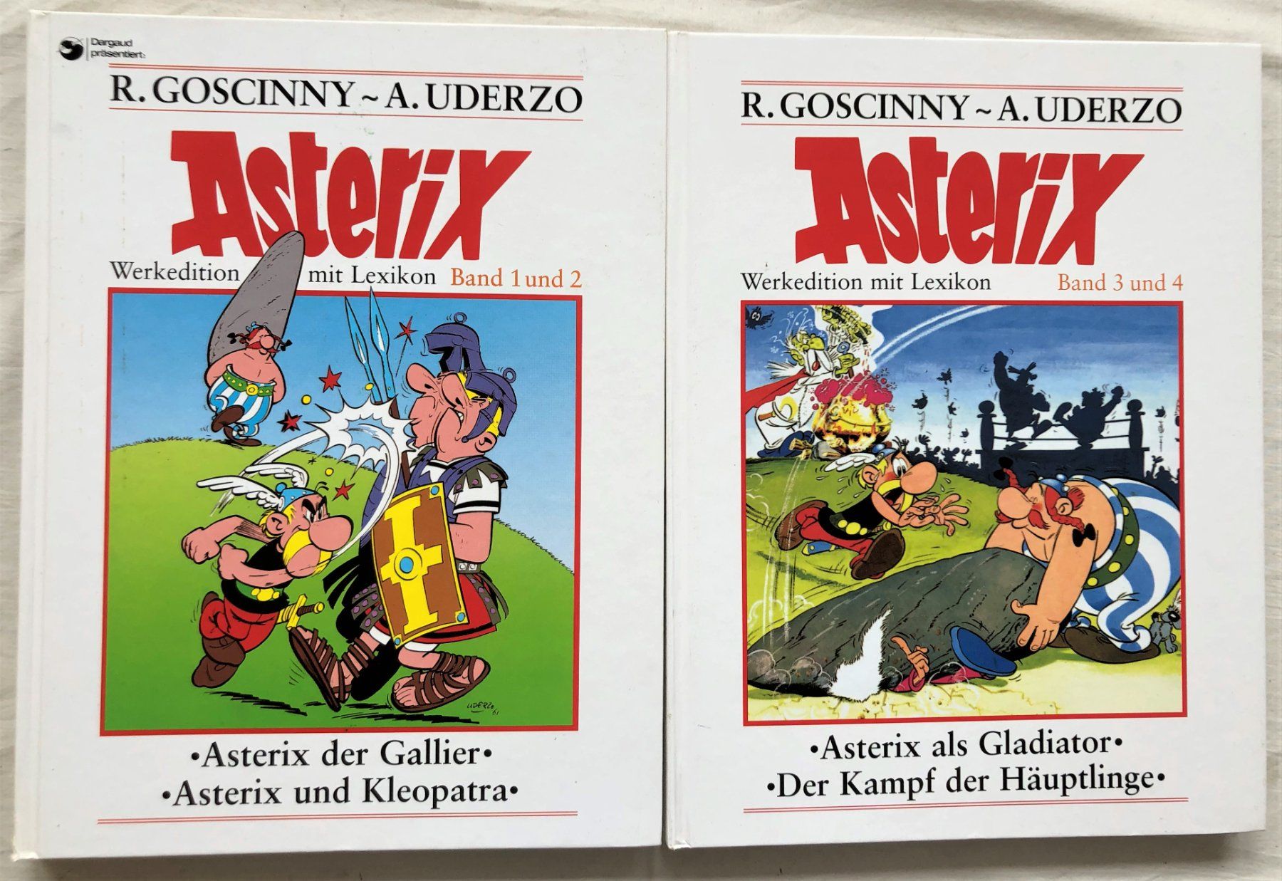 Comics: 2x Bände - ASTERIX - Werkedition mit Lexikon – Gebraucht aus Schaffhausen von durruti