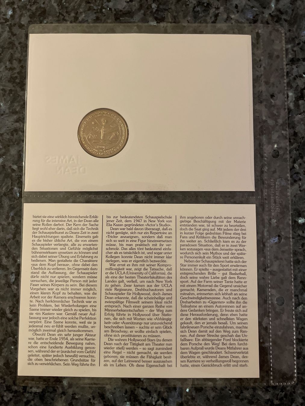 Tutti le monete: Numisbrief James Dean 25.Geb. – Nuovo (secondo la descrizione) da Schlossrued venduto da Julio25 1