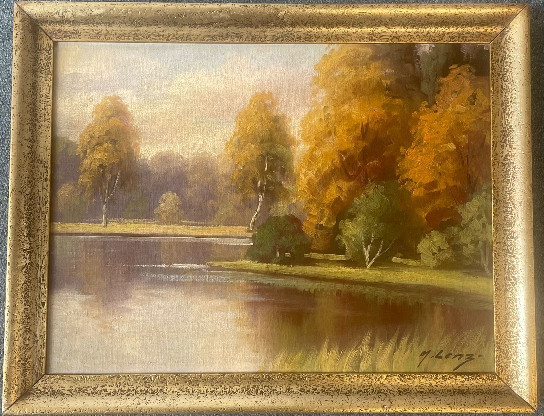 Dipinti: MAXIMILIAN LENZ (1860-1948) – Usato da Bern venduto da Yunkom