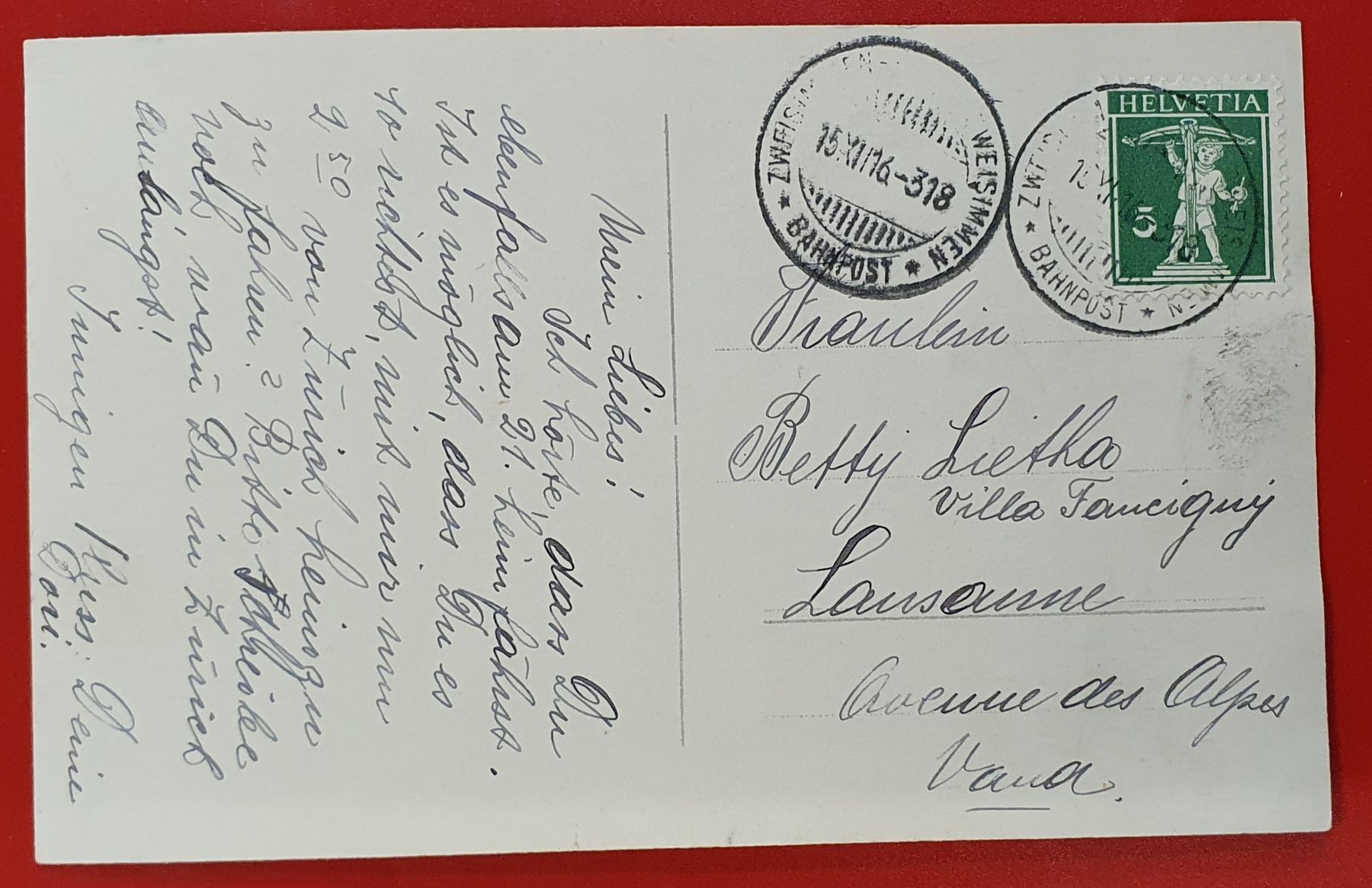 Cartes postales:  St. Stephan 1916 – D'occasion à Kreuzlingen par Rschweiz1 1
