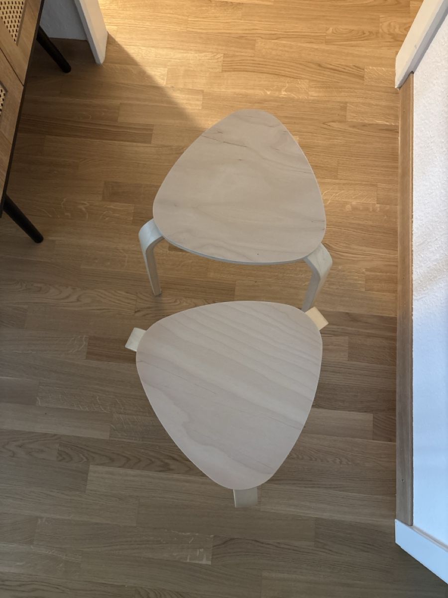 Ikea Sgabelli: Tabourets KYRRE IKEA bois 2 pcs bon état – Nuovo (secondo la descrizione) da Genève venduto da ahe_ktd6 2