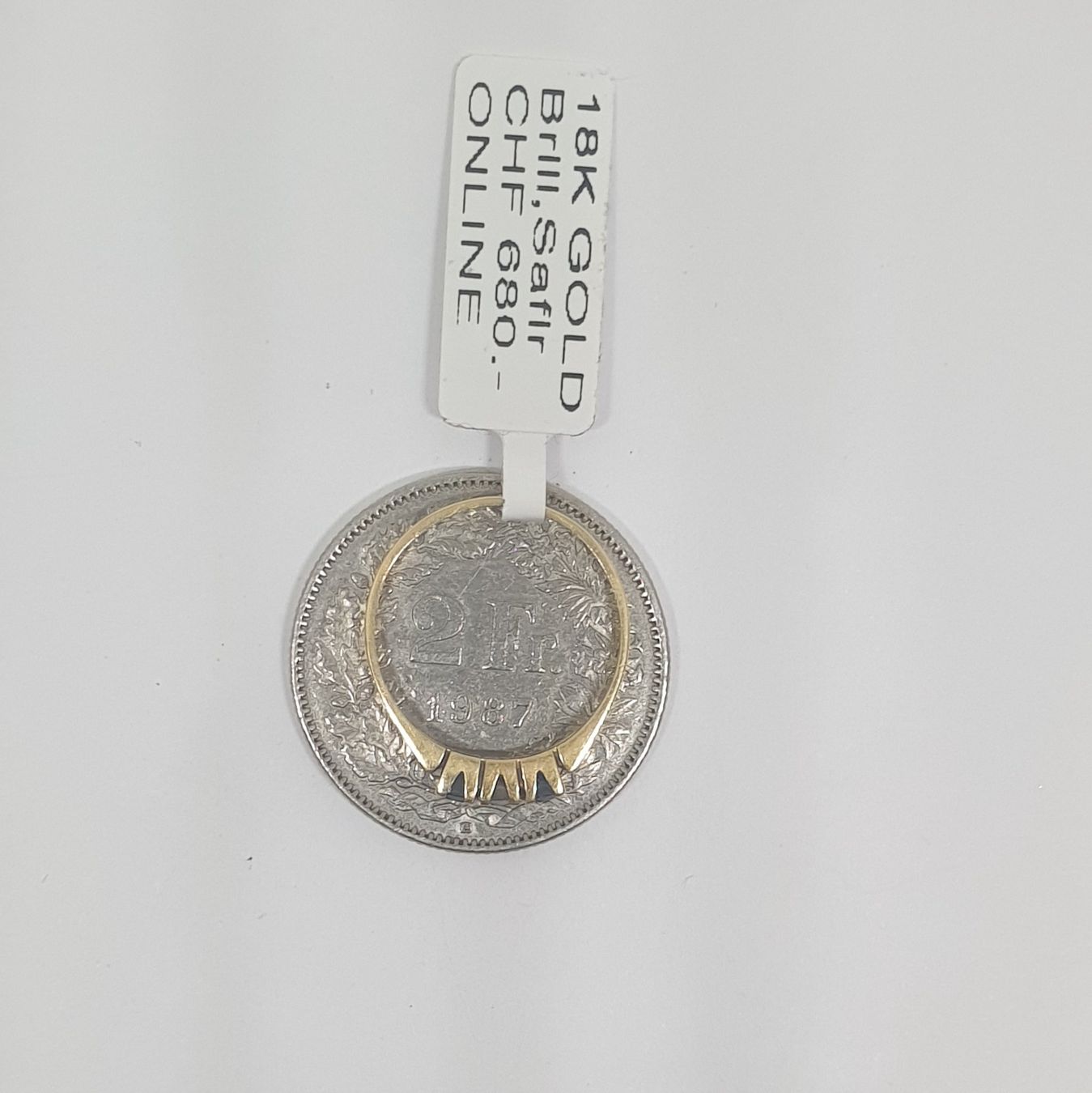 Anelli: Echt 18K Gold - Saphir, Diamant Ring – Usato da Luzern venduto da luzerngoldhaus 3