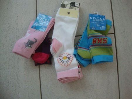 8x SOCKEN FÜR MÄDCHEN GR.37-39/39-42 NEU