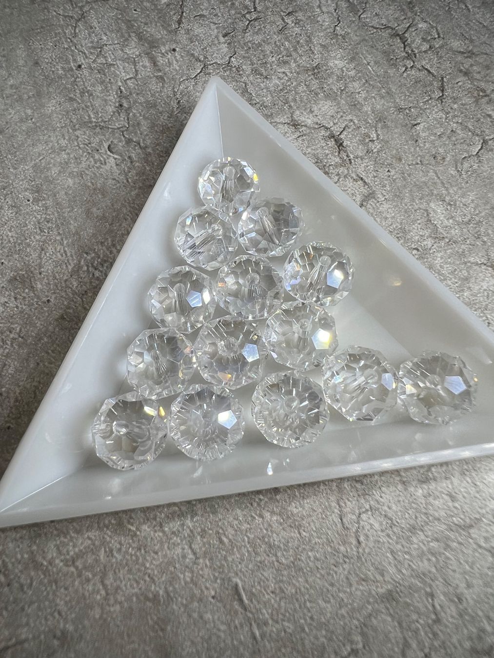 Perle (finte): Glas Perlen - 10 x 8 mm NR2 – Nuovo e nell'imballaggio originale da Stein AG venduto da Anastasia_Asya 1
