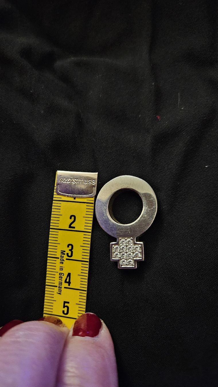 Ciondoli: beau pendentif argent et zircon – Usato da Lausanne venduto da Angelite 3