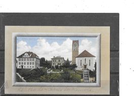 ZH Hinwil 1912 Kirche,Pfarrhaus,Sekundar-Schulhaus