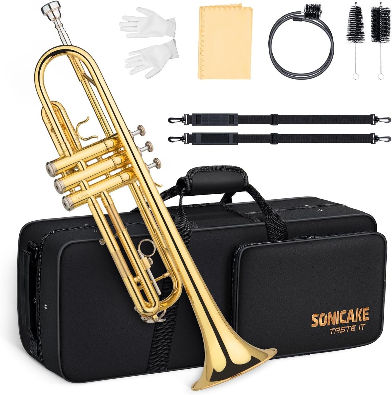 Instruments de musique: Trompetenset Anfänger Studenten Trompete Messing – Neuf avec emballage d'origine à Hundwil par Equiply