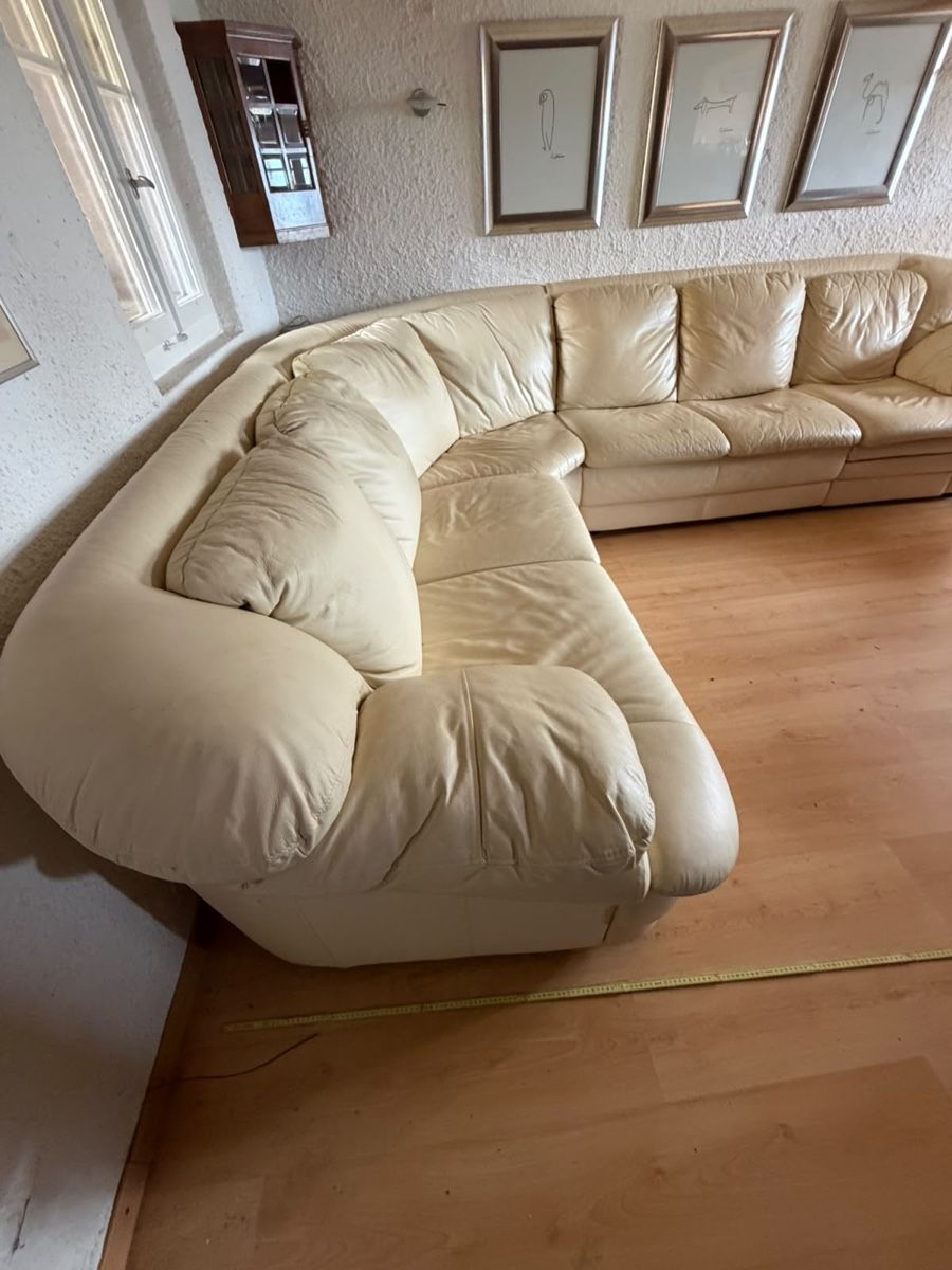 Sofas: Ecksofa Leder creme mit Relaxfunktion gute Erhaltung – Gebraucht aus Maur von Dive06 2