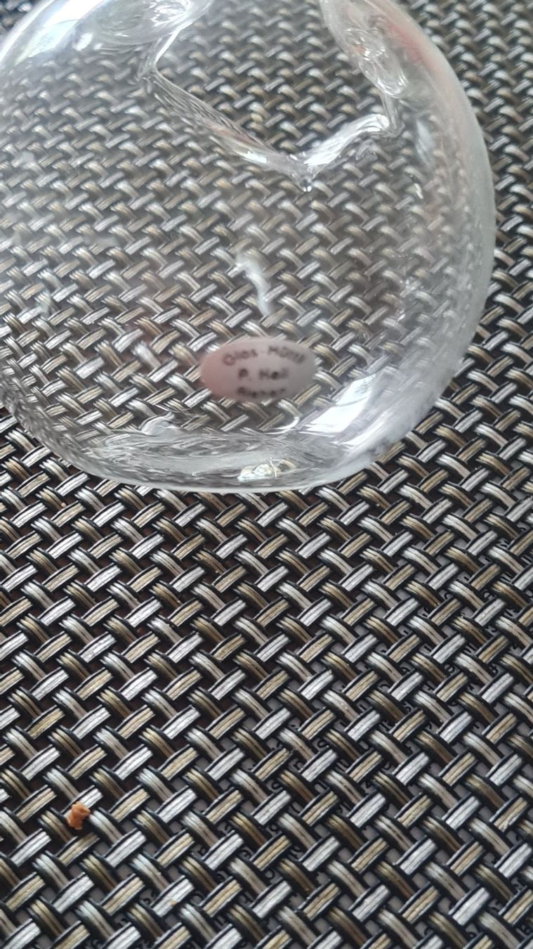 Gläser: Nussspender Glas -Hüttli Riehen – Gebraucht aus Münsingen von Cuci31 3
