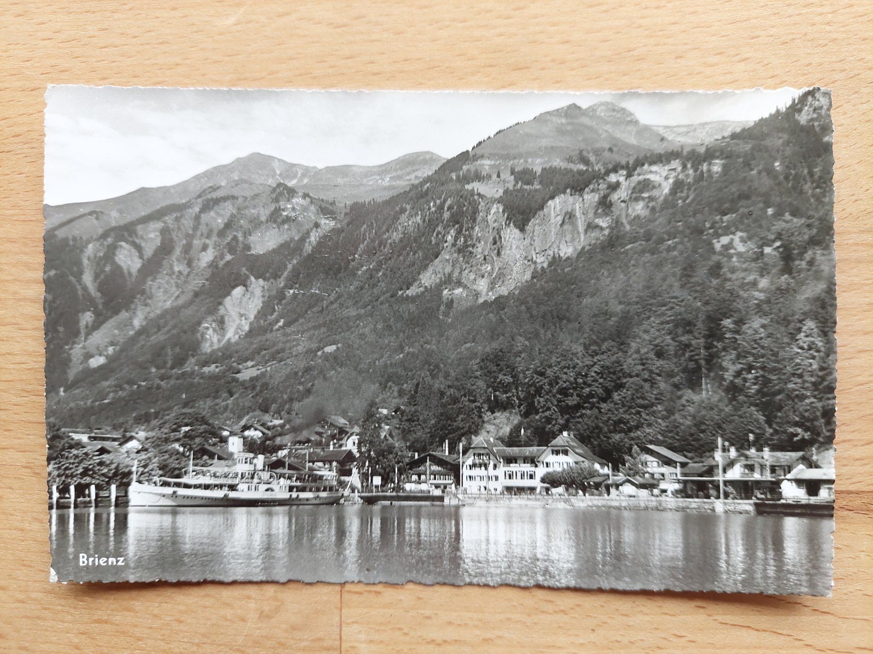 Cartes postales: AK Brienz mit Schiff Lötschberg – D'occasion à Obfelden par Foto_Bild_Kunst_Buch