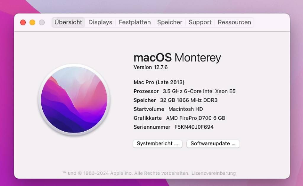 Apple PCs: Apple Mac Pro 6,1 Trashcan D700 + 27" Thunderbolt Display – D'occasion à Fällanden par Geroni84 3