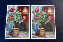 2x FÜR DIE SCHWEIZER IM AUSLAND, 1938, Gelaufen & ungelaufen