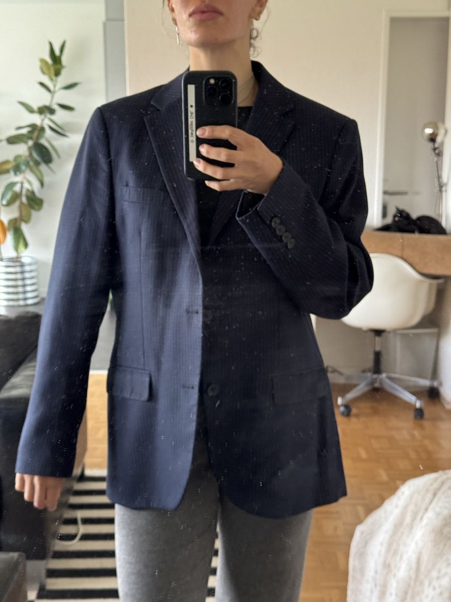 Completi: Andrews Suit Jacket, Size 52/42, Pinstripe, Blazer – Usato da Zürich venduto da forestF4iry 1