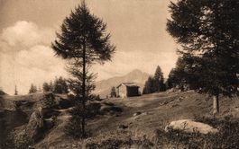 Mühlen im Oberhalbstein. Partie bei Sur mit Piz Michele