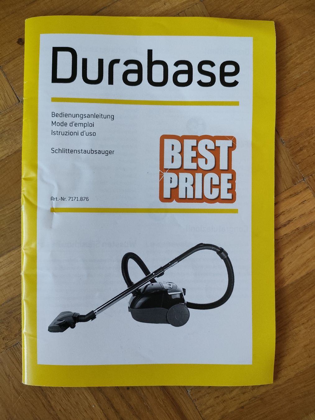 Durabase Staubsauger & Zubehör: Staubsauger Durabase guter zustand – Gebraucht aus Adliswil von mse_7z8m 5