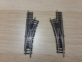 Minitrix 4961 + 4963 Weichenpaar N (1)