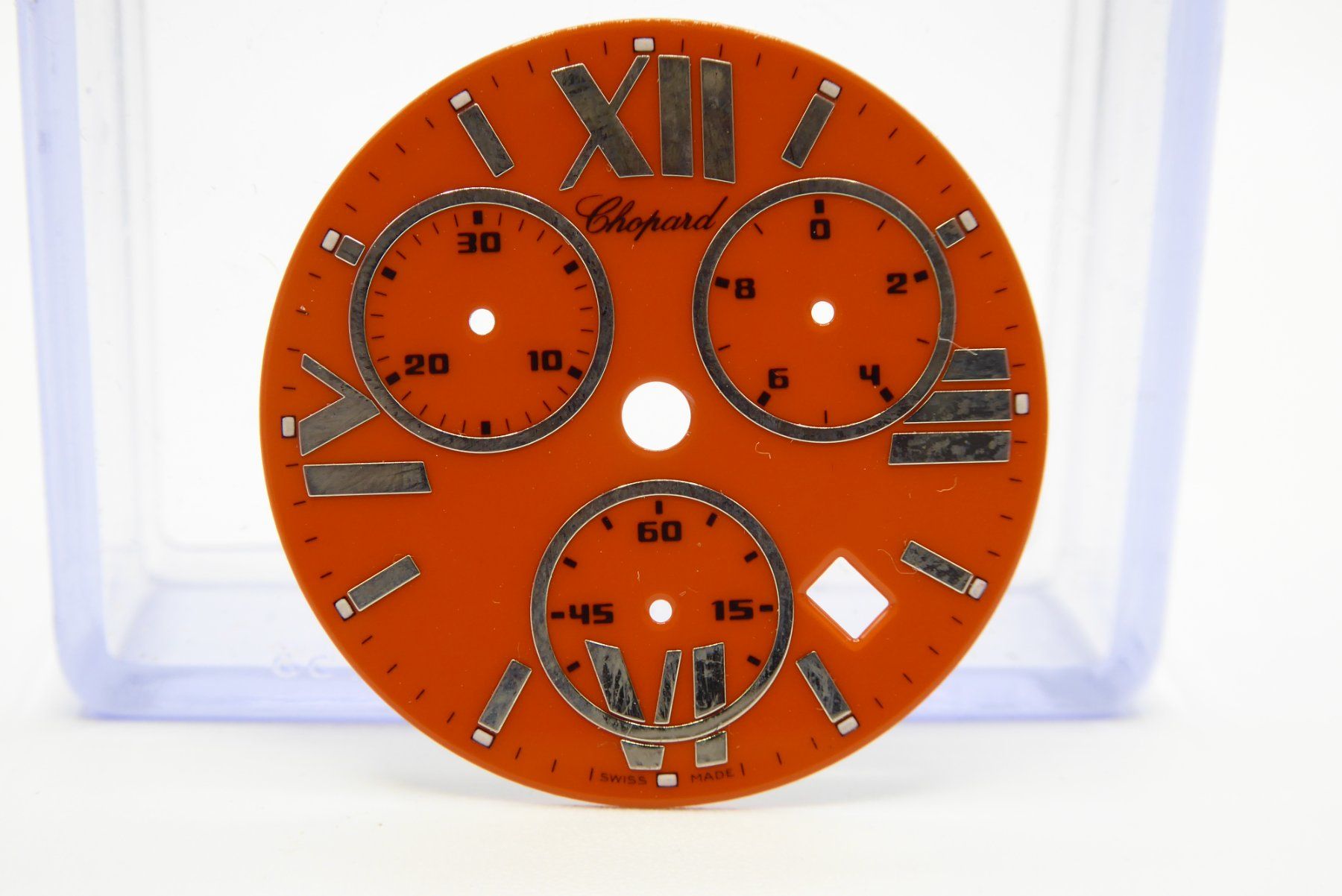 Chopard Orologi: Chopard Happy Sport Chronographe orange dial – Nuovo (secondo la descrizione) da Geneve venduto da adr_xk6n