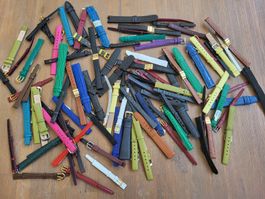 100 STK. UHRENBÄNDER AUS LEDER NOS NEU LOT 3