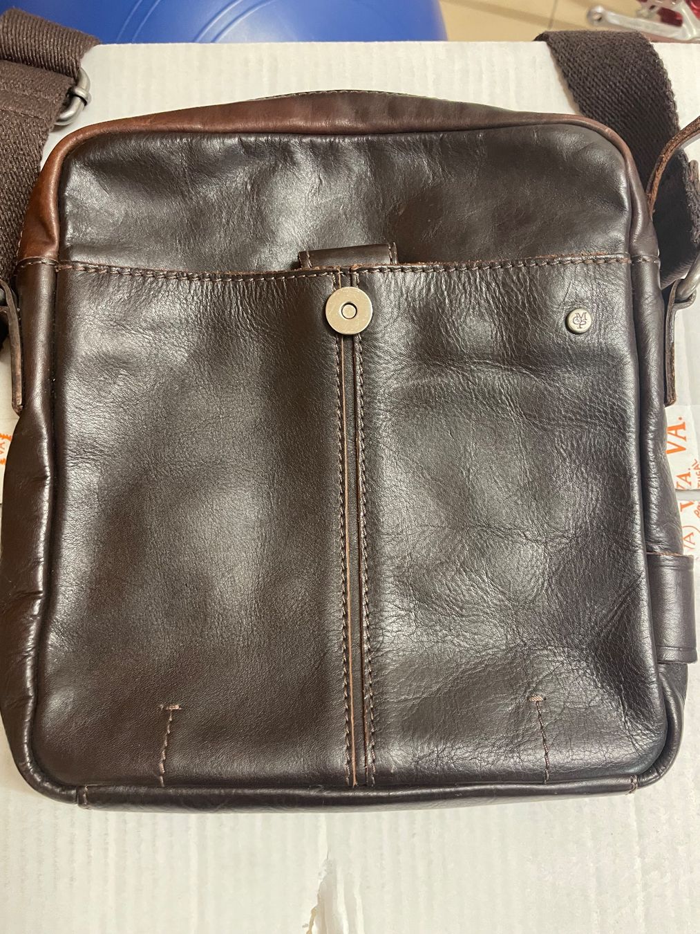 Marc O'Polo Sacs: DUNKELBRAUNE LEDERTASCHE – D'occasion à Ormalingen par ced.fiech