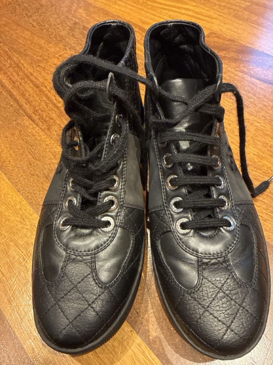 Chanel Scarpe da donna: Bottines CHANEL cuir noir taille 41  – Nuovo (secondo la descrizione) da Montreux venduto da kingfisherbeach 4