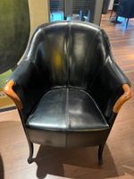 Designklassiker Progetti Leder-Armsessel von Giorgetti