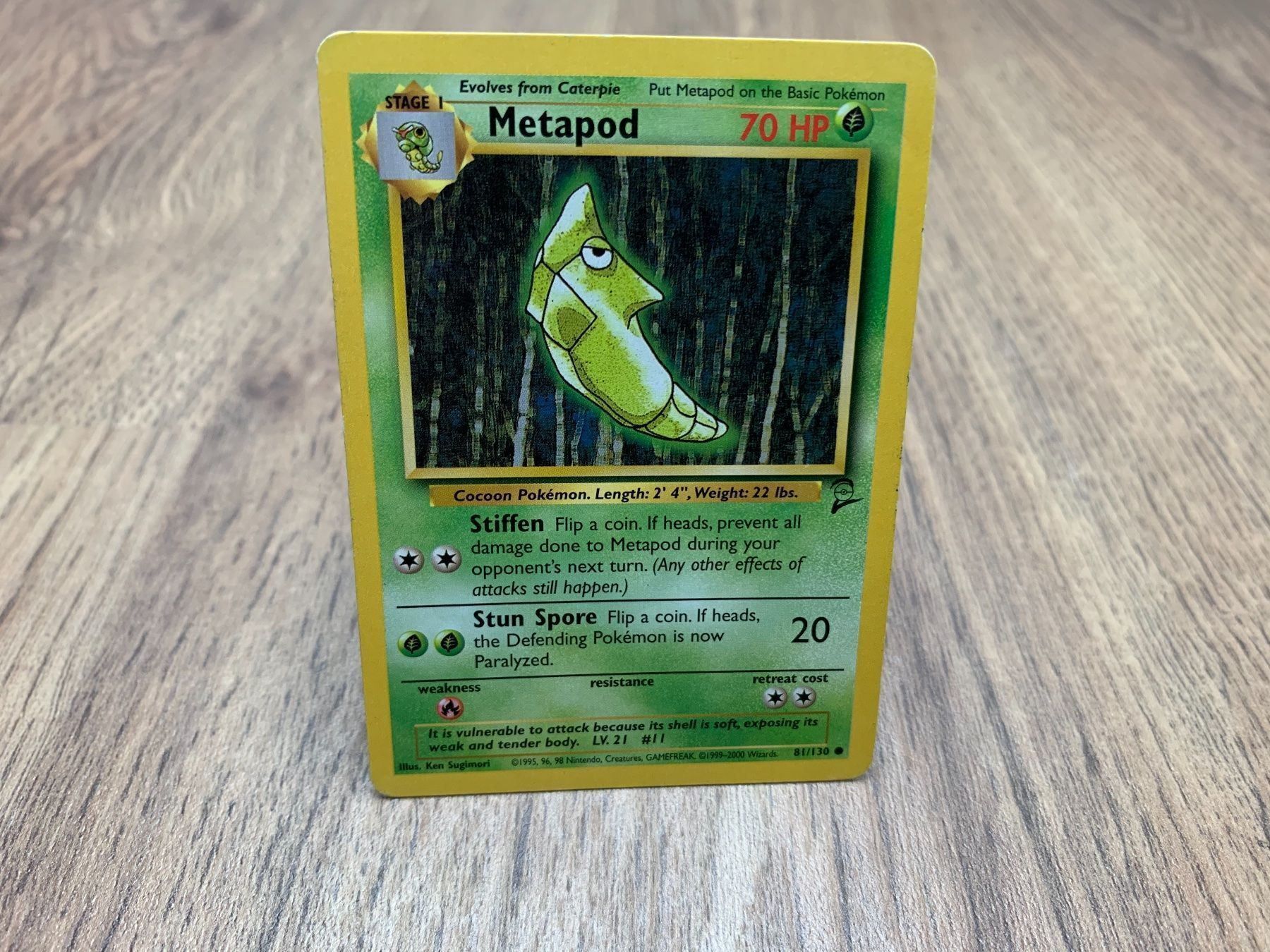 Pokémon Carte collezionabili: Pokemon Base set 2 Metapod 81/130 – Usato da Hallau venduto da R.R.91