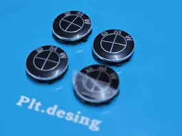 4x bmw felgen mittelkappen 65 mm