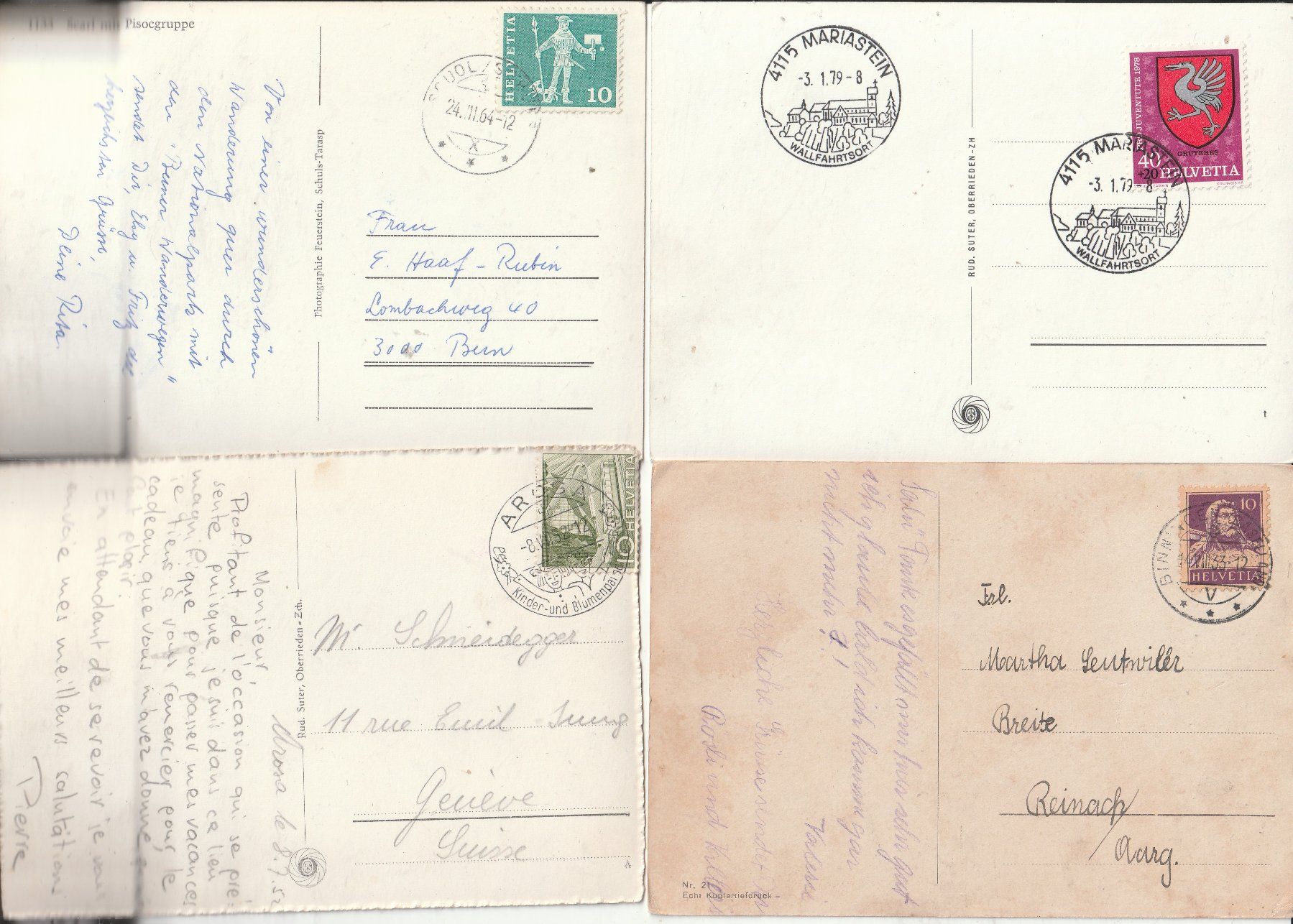 Cartes postales: 20 Diverse  alte Karten Schweiz – D'occasion à Lumbrein par made02 7