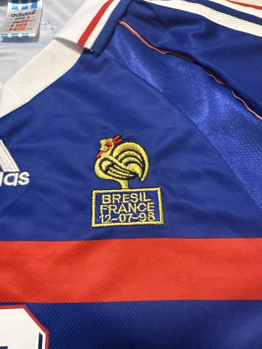 Adidas Canottiere & Pantaloni: Zidane Frankreich Trikot – Nuovo (secondo la descrizione) da Bronschhofen venduto da leo_99hp 3