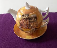 Tee Tasse Eulen